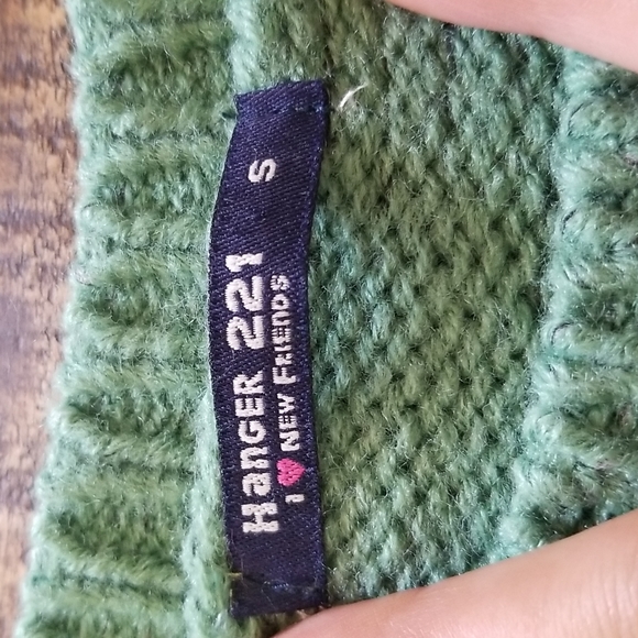 Hanger 221 Green Knited Oversized Sweater - Picture 7 of 9